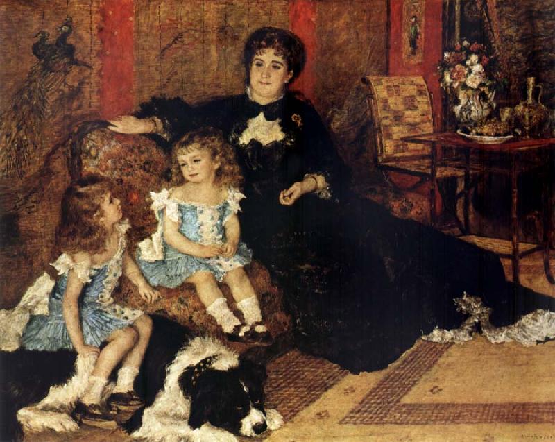 Pierre-Auguste Renoir Madame Charpenting and Children Sweden oil painting art